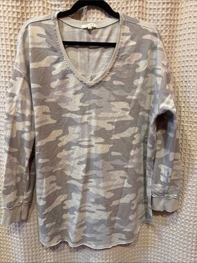 ⚜️ camouflage ZSUPPLY oversized sweatshirt sz L